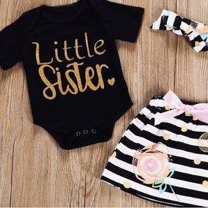 NEW Little Sister Boutique Outfit / 12-18 Months